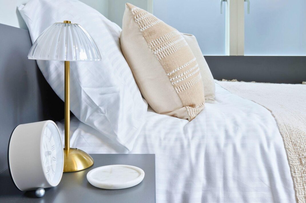 Guildford Plaza co-living studio with dedicated workspace and fast WiFi